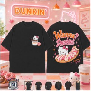 Dunkin Donuts Hello Kitty Sweet Treat T Shirt
