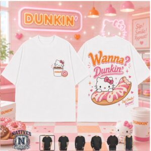 Dunkin Donuts Hello Kitty Sweet Treat T Shirt