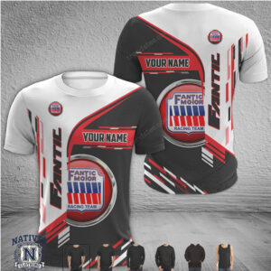 Fantic Motor Racing Team Custom Name T Shirt