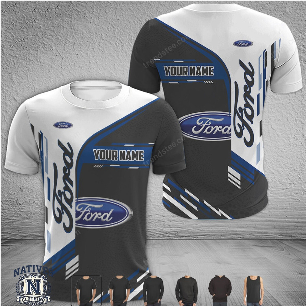 Ford Oval Logo Custom Name Racing T Shirt Ford Oval Logo Custom Name Racing T Shirt