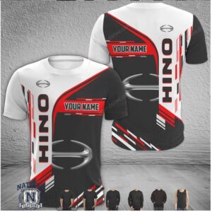 Hino Trucks Heavy Duty Custom Name Driver T Shirt