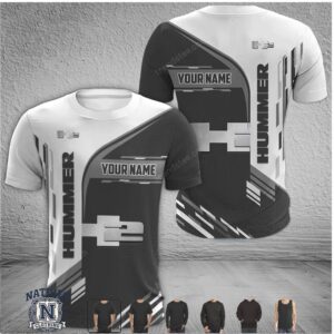 Hummer Custom Name Racing Graphic T Shirt