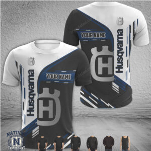 Husqvarna Logo Custom Name Racing T Shirt