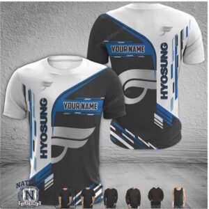 Hyosung Custom Name Racing Wings Graphic T Shirt