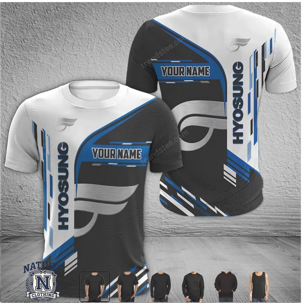 Hyosung Custom Name Racing Wings Graphic T Shirt Hyosung Custom Name Racing Wings Graphic T Shirt
