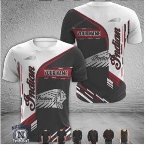 Indian Motorcycle Custom Name Racing Sports T Shirt