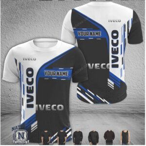 Iveco Truck Driver Custom Name Racing T Shirt