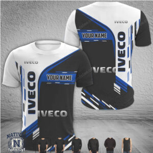Iveco Truck Driver Custom Name Racing T Shirt