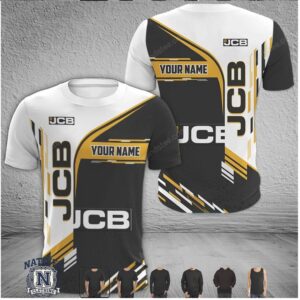 JCB Heavy Equipment Logo Personalized Racing T Shirt