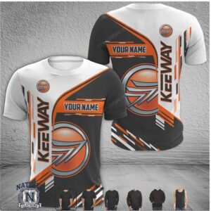 Keeway Logo Racing Team Custom Name Sports T Shirt
