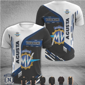 MV Agusta Logo Custom Name Racing Sport T Shirt