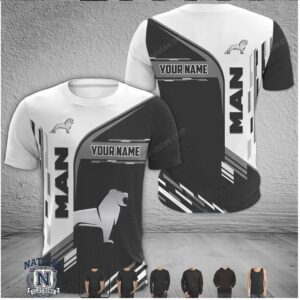 Man Truck Custom Name Racing T Shirt