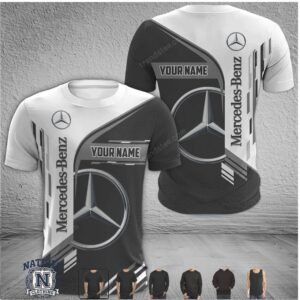 Mercedes Benz Custom Name Luxury Car T Shirt