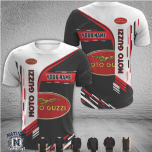 Moto Guzzi Eagle Emblem Racing Custom T Shirt