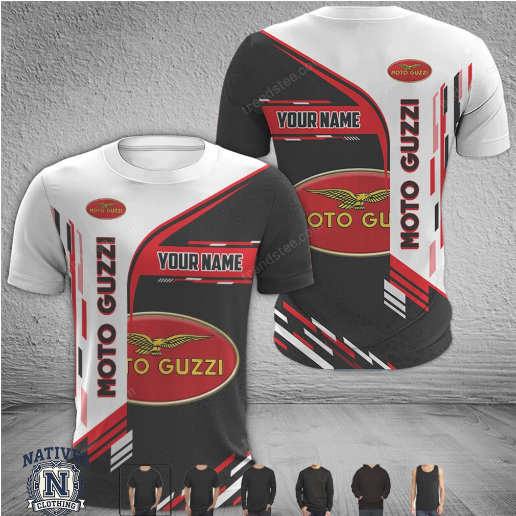 Moto Guzzi Eagle Emblem Racing Custom T Shirt Moto Guzzi Eagle Emblem Racing Custom T Shirt