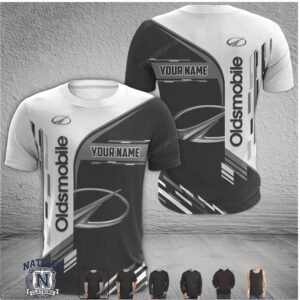 Oldsmobile Custom Name Racing Graphic T Shirt