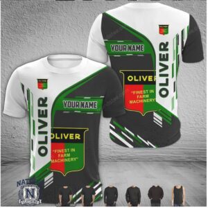 Oliver Farm Machinery Custom Name T Shirt