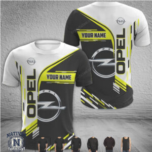 Opel Logo Custom Name Racing Sport T Shirt