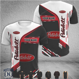 Peterbilt Trucks Custom Name Racing T Shirt