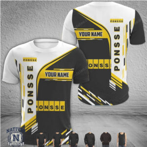 Ponsse Custom Name Logging Machinery T Shirt
