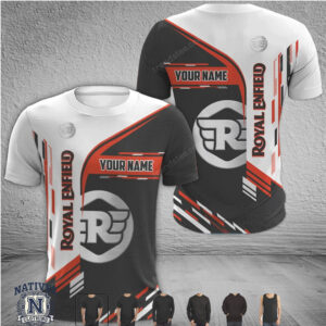 Royal Enfield Custom Name Racing T Shirt