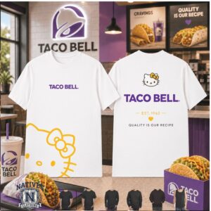 Taco Bell Hello Kitty Fast Food Graphic T Shirt