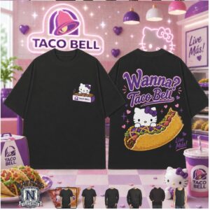 Taco Bell Hello Kitty Live Mas Fast Food T Shirt