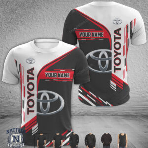 Toyota Racing Logo Custom Name T Shirt