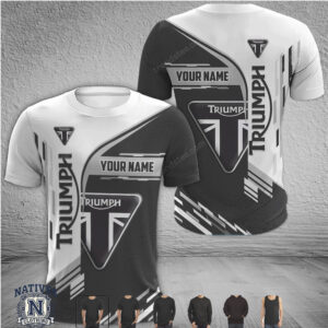 Triumph Motorcycles Custom Name Racing T Shirt