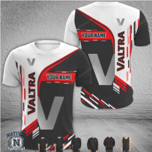 Valtra Tractor Custom Name Racing Apparel T Shirt
