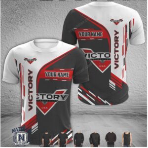 Victory Motorcycle Custom Name Racing T Shirt