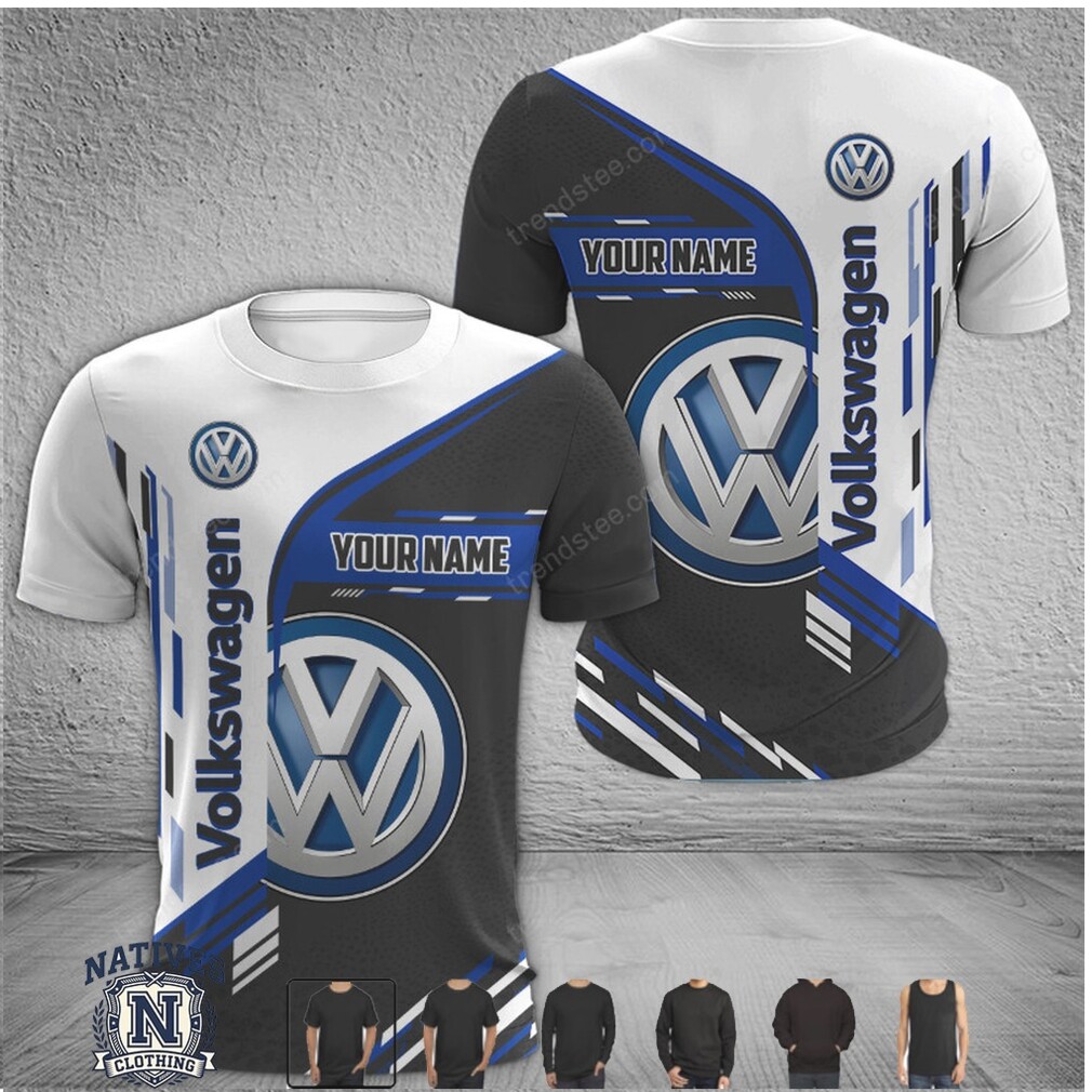 Volkswagen Car Racing Custom Name Graphic T Shirt Volkswagen Car Racing Custom Name Graphic T Shirt