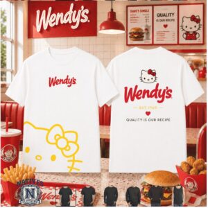 Wendy's Hello Kitty Quality Recipe T Shirt