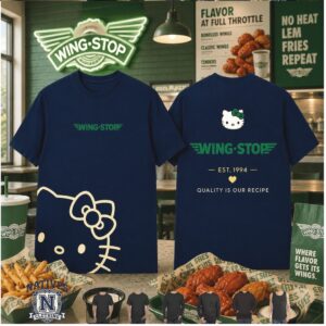 Wingstop Hello Kitty Flavor Full Throttle T Shirt