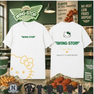 Wingstop Hello Kitty Flavor Full Throttle T Shirt