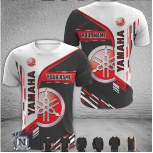 Yamaha Racing Sports Custom Name T Shirt