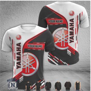 Yamaha Racing Sports Custom Name T Shirt