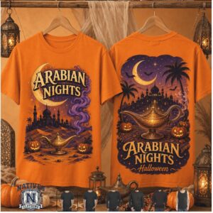 Arabian Nights Halloween Magic Lamp Desert T Shirt