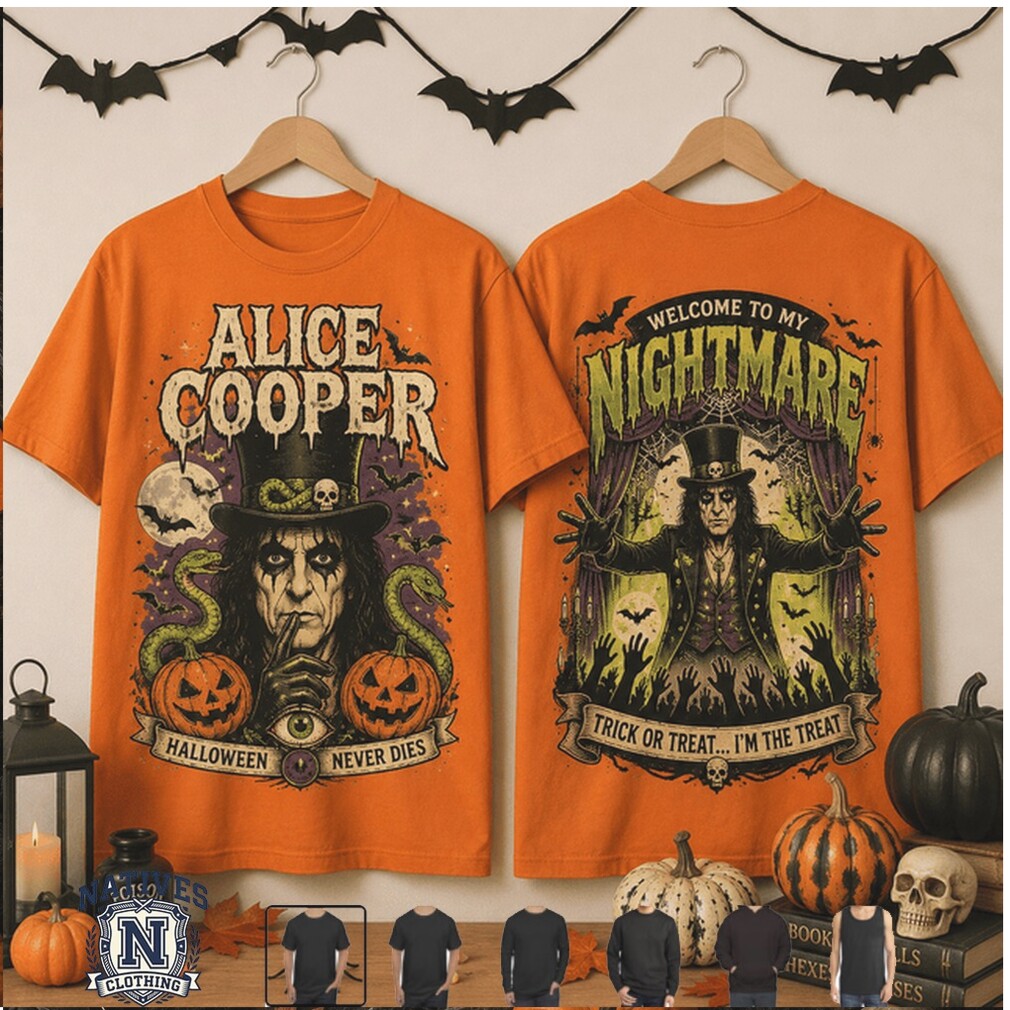 Alice Cooper Welcome To My Nightmare Halloween T Shirt Alice Cooper Welcome To My Nightmare Halloween T Shirt